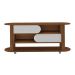 Rack para TV até 65 Polegadas Mundi 2 PT Cedro e Off White 150 cm