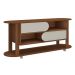 Rack para TV até 65 Polegadas Mundi 2 PT Cedro e Off White 150 cm