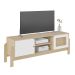 Rack para TV até 65 Polegadas Nature 1 PT 2 GV Naturale e Branco 160 cm
