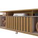 Rack para TV até 65 Polegadas Oasis 1 PT Mel e Cacao 160 cm