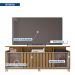 Rack para TV até 65 Polegadas Oasis 1 PT Mel e Cacao 160 cm