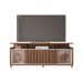 Rack para TV até 65 Polegadas Oasis 1 PT Nogueira e Off White 160 cm