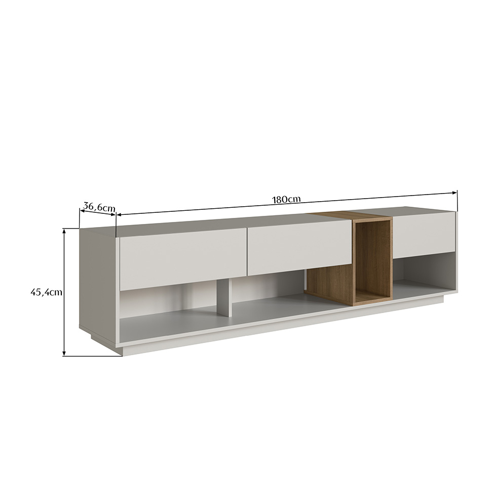 Rack para TV até 65 Polegadas Violet com LED 3 GV Arenas e Mel
