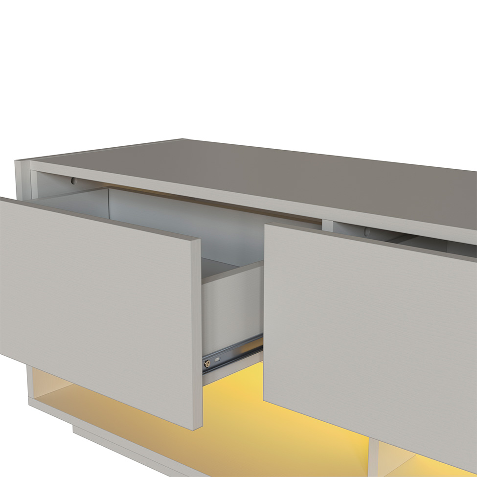 Rack para TV até 65 Polegadas Violet com LED 3 GV Arenas e Mel