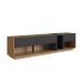 Rack para TV até 65 Polegadas Violet com LED 3 GV Mel e Grafite