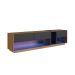 Rack para TV até 65 Polegadas Violet com LED 3 GV Mel e Grafite