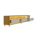 Rack para TV até 70 Polegadas Andorra com LED 3 GV Cedro e Off White