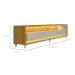 Rack para TV até 70 Polegadas Andorra com LED 3 GV Cedro e Off White