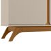 Rack para TV até 70 Polegadas Istambul 2 PT Nature e Off White 200 cm