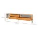 Rack para TV até 70 Polegadas Melin 100% MDF 3 Gavetas Freijó e Off White