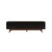 Rack para TV até 75 Polegadas Flynt 3 PT Preto e Natural 184 cm