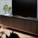 Rack para TV até 75 Polegadas Flynt 3 PT Preto e Natural 219 cm