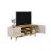Rack para TV até 75 Polegadas Liam 3 PT Off White 180 cm
