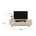 Rack para TV até 75 Polegadas Liam 3 PT Off White 180 cm