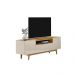 Rack para TV até 75 Polegadas Liam 3 PT Off White 180 cm