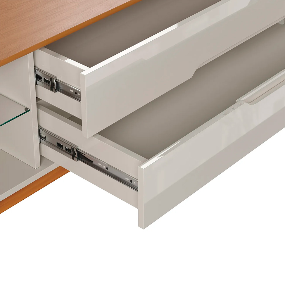 Rack para TV até 75 Polegadas Limit 2 GV Off White e Nature 219 cm