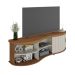 Rack para TV até 75 Polegadas Magnum Flex 1 PT Cinamomo e Off White