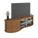 Rack para TV até 75 Polegadas Magnum Flex 1 PT Cinamomo e Off White