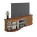 Rack para TV até 75 Polegadas Magnum Flex 1 PT Cinamomo e Off White
