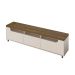 Rack para TV até 75 Polegadas Mercury 2 PT 1 GV Off White e Pinho 200 cm