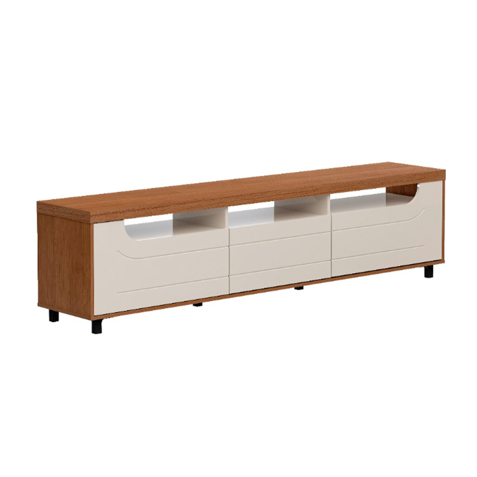 Rack para TV até 75 Polegadas Mercury Cinamomo e Off White