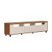 Rack para TV até 75 Polegadas Mercury Cinamomo e Off White