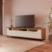 Rack para TV até 75 Polegadas Mercury Cinamomo e Off White