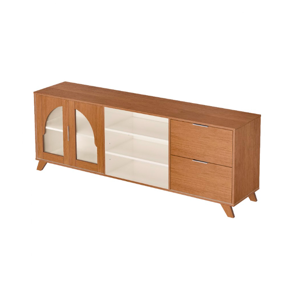 Rack para TV até 75 Polegadas Murano Cinamomo e Off White