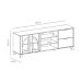 Rack para TV até 75 Polegadas Murano Cinamomo e Off White