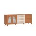 Rack para TV até 75 Polegadas Murano Cinamomo e Off White