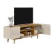 Rack para TV até 75 Polegadas Orlando 3 PT Tauari e Off White 180 cm