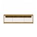 Rack para TV até 75 Polegadas Oslo 3 PT Freijó e Off White 185 cm