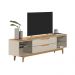 Rack para TV até 75 Polegadas Owen 2 GV Off White 218 cm