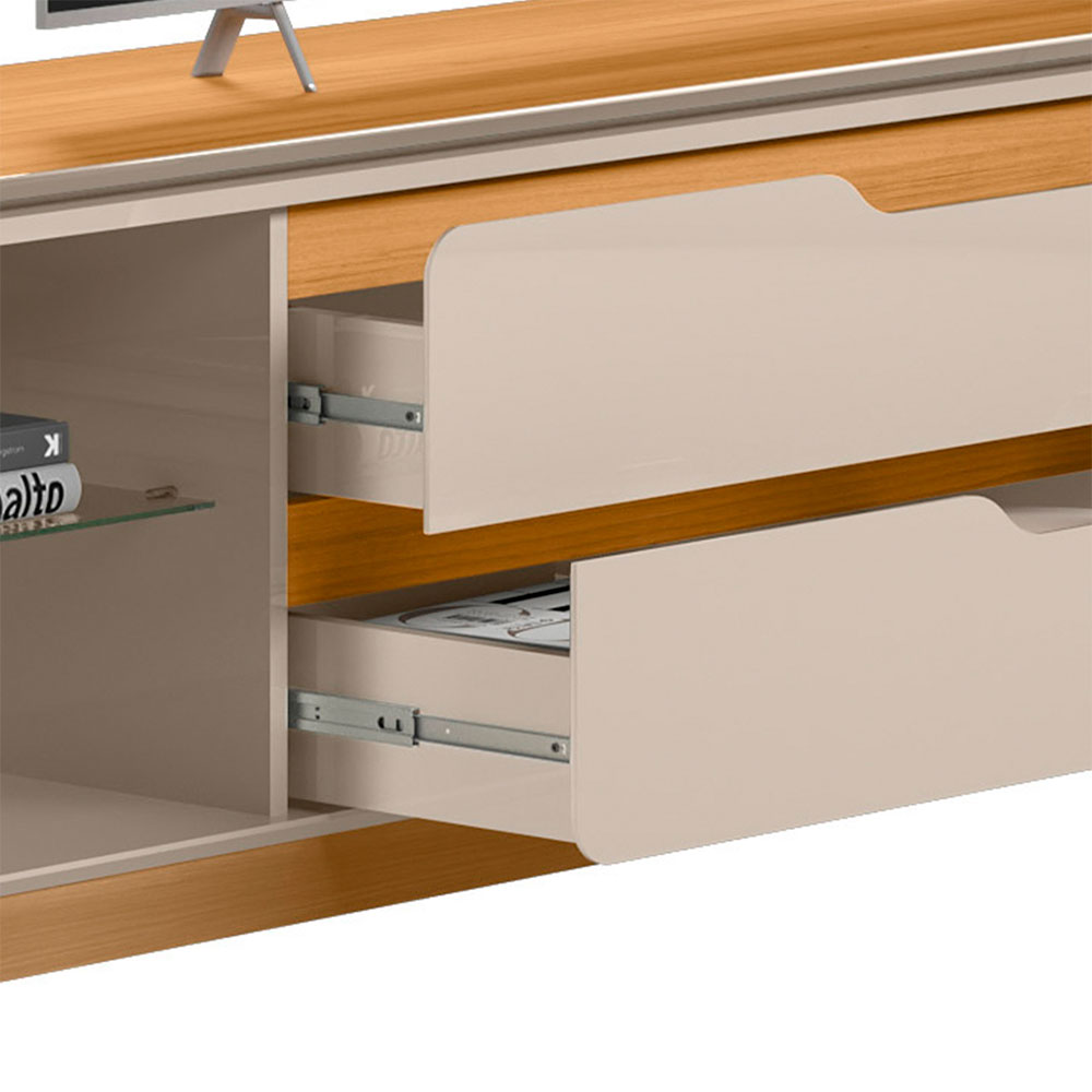 Rack para TV até 75 Polegadas Owen 2 GV Off White 218 cm
