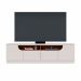 Rack para TV até 75 Polegadas Santorini 4 Portas Off White e Freijó
