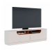 Rack para TV até 75 Polegadas Santorini 4 Portas Off White e Freijó