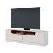 Rack para TV até 75 Polegadas Santorini 4 Portas Off White e Freijó