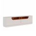 Rack para TV até 75 Polegadas Santorini 4 Portas Off White e Freijó