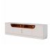 Rack para TV até 75 Polegadas Santorini 4 Portas Off White e Freijó