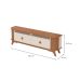 Rack para TV até 80 Polegadas Vivaldi Cinamomo e Off White