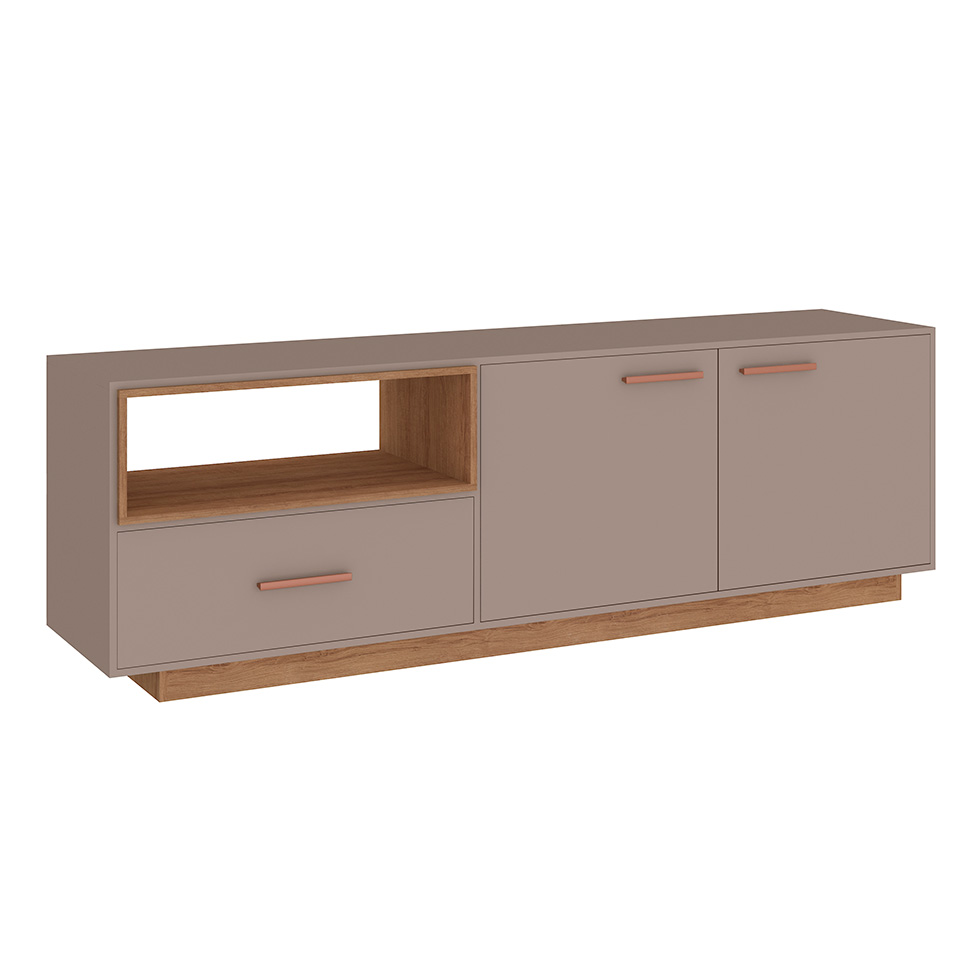 Rack para TV até 85 Polegadas Everest Fendi e Mel 200 cm
