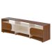 Rack para TV até 86 Polegadas Elegance 2 Portas Cedro e Off White