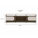 Rack para TV até 86 Polegadas Elegance 2 Portas Pinho e Off White