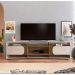 Rack para TV até 86 Polegadas Elegance 2 Portas Pinho e Off White