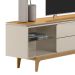 Rack para TV até até 75 Polegadas Los Angeles 2 GV Tauari e Off White 218 cm
