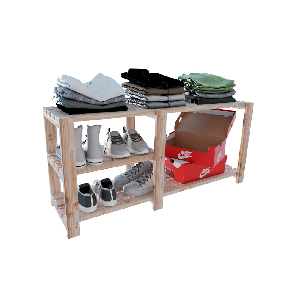 Sapateira Laurel Amadeirada