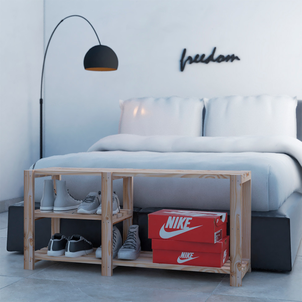 Sapateira Laurel Amadeirada