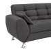Sofá 2 Lugares Larissa Suede Cinza