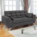 Sofá 2 Lugares Larissa Suede Cinza