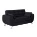Sofá 2 Lugares Larissa Suede Preto